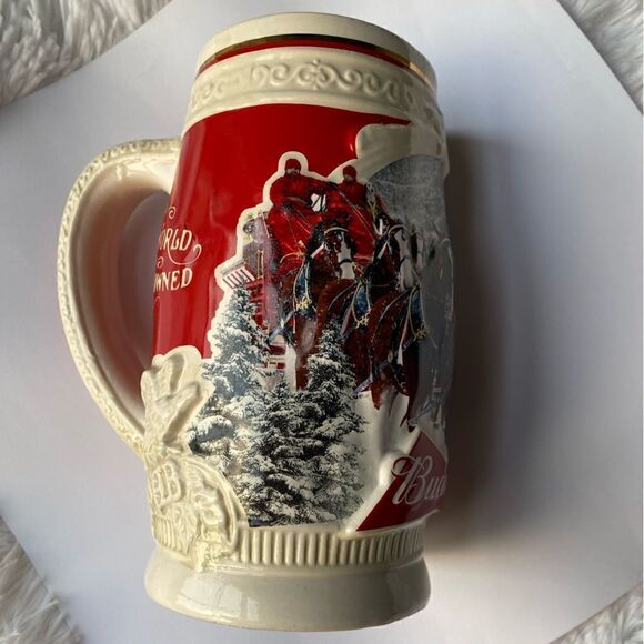 Budweiser 2015 35th Anniversary Edition Beer Stein First Snow of the Season - Picture 4 of 12